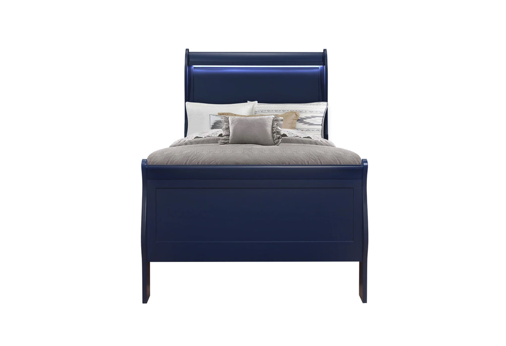 Charlie Twin Bed, Dresser, Mirror, and Nightstand