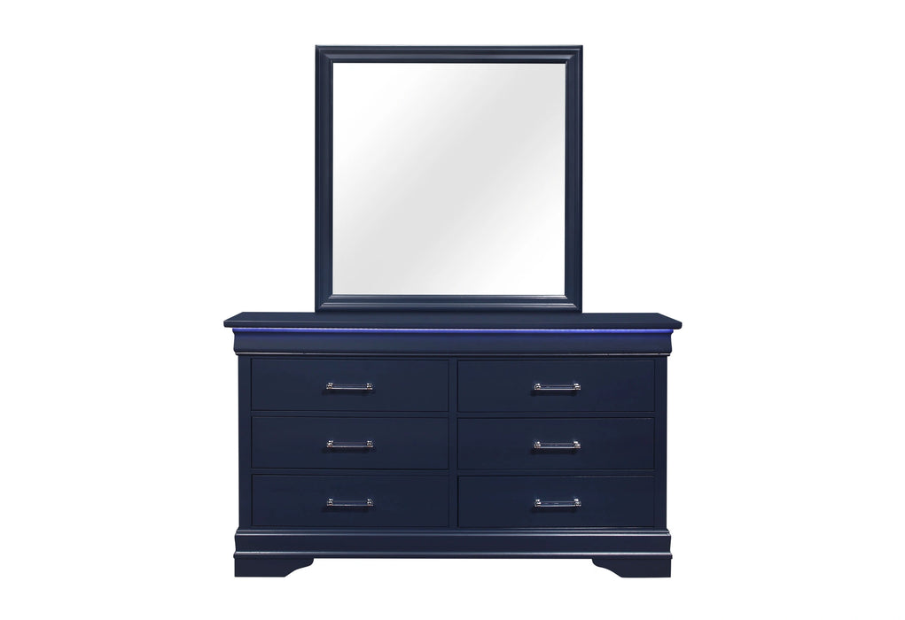 Charlie Twin Bed, Dresser, Mirror, and Nightstand