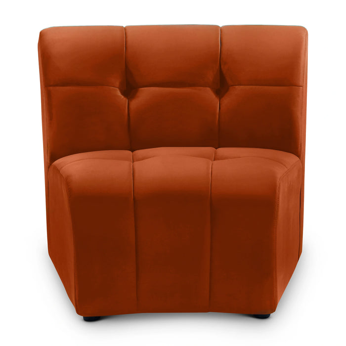 Limitless Cognac Velvet Modular Chair