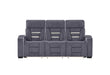 U1895 Grey P2 Reclining Sofa with IS and LED