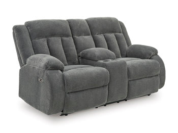 Observation Power Reclining Loveseat with Console