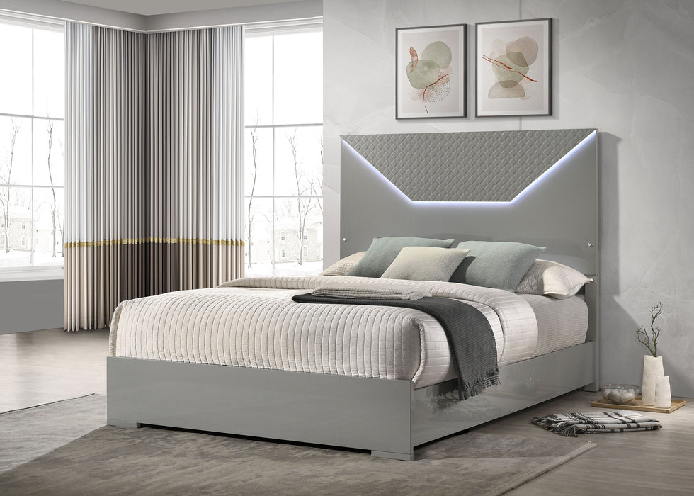 Ives Panel Bed with LED Lighting