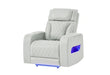 U8611 Blanche Power Recliner with Power Headrest and LED