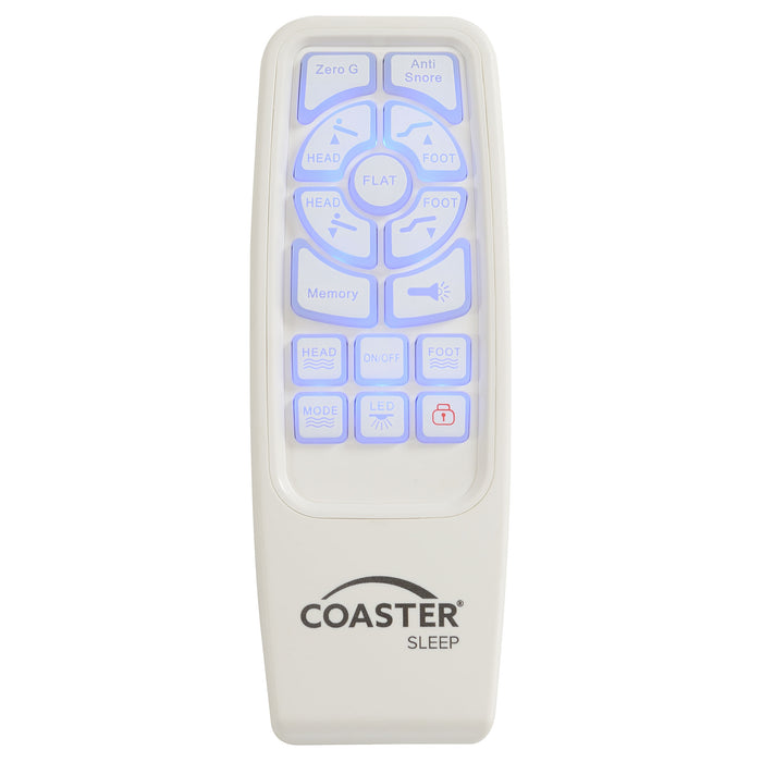 Negan Eastern King, E.King, Queen, & Twin XL Adjustable Bed Base Grey and Black