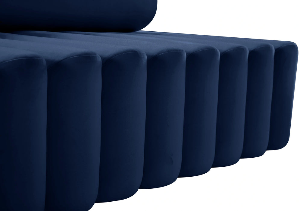 Melody Navy Velvet Chair