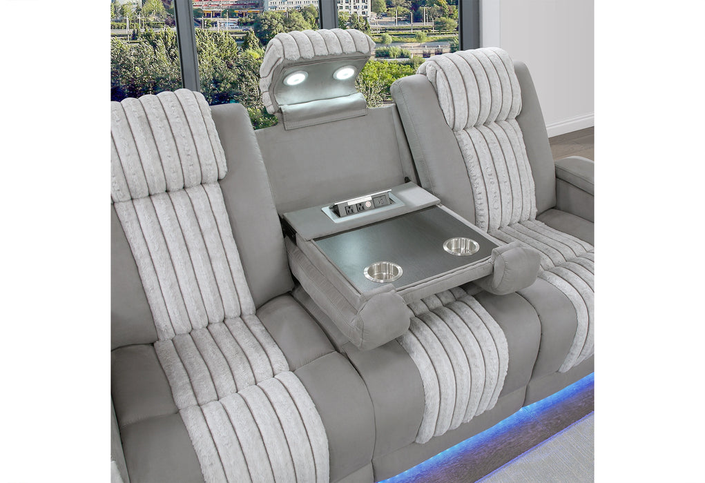 U8000 Pwr Rec Sofa with PHR, Ddt, Reading and LED