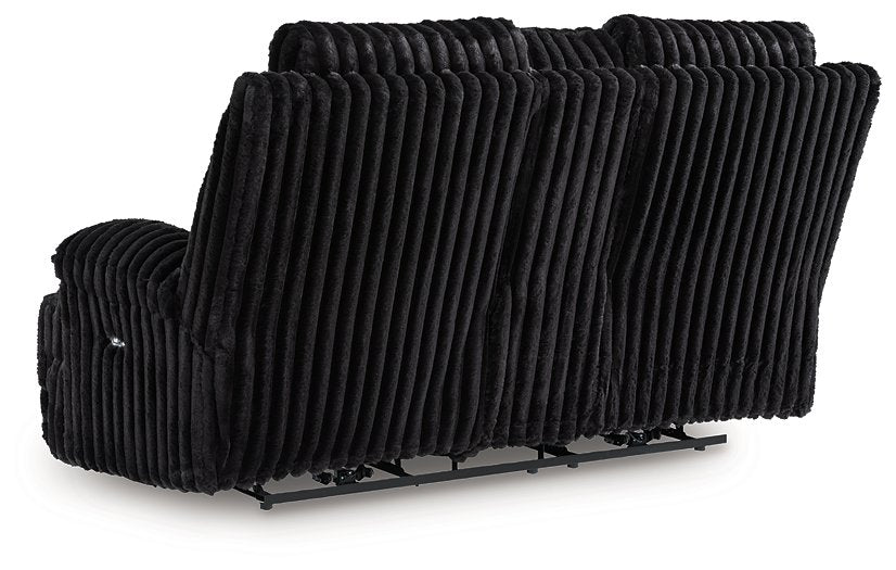 Rhine Falls Reclining Loveseat with Console