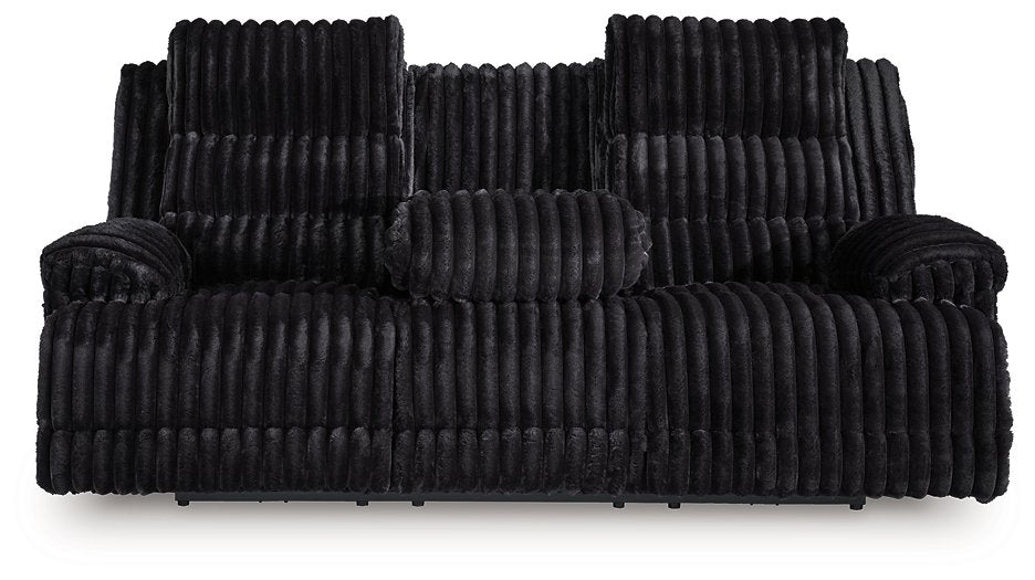 Rhine Falls Power Reclining Sofa with Drop Down Table