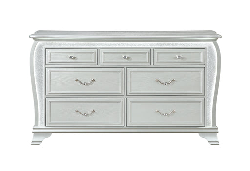 Aria Silver Dresser with LED