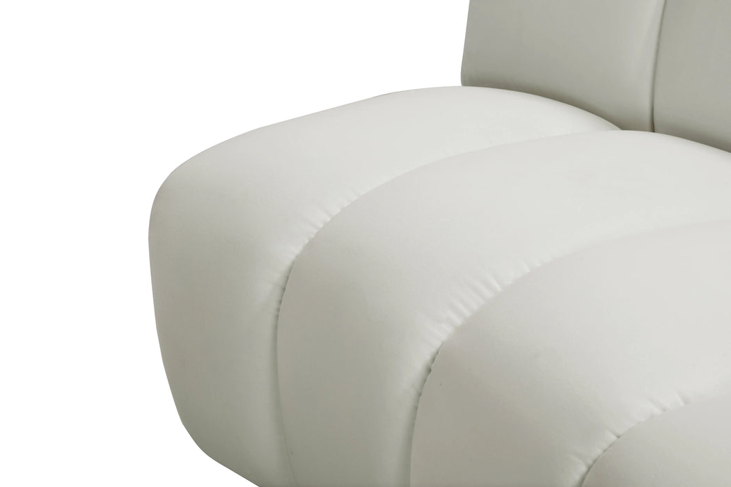Infinity Cream Velvet 12pc. Modular Sectional