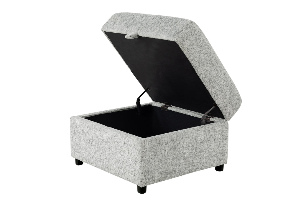 U9401 Nickel Sofa Bed Ottoman with Storage