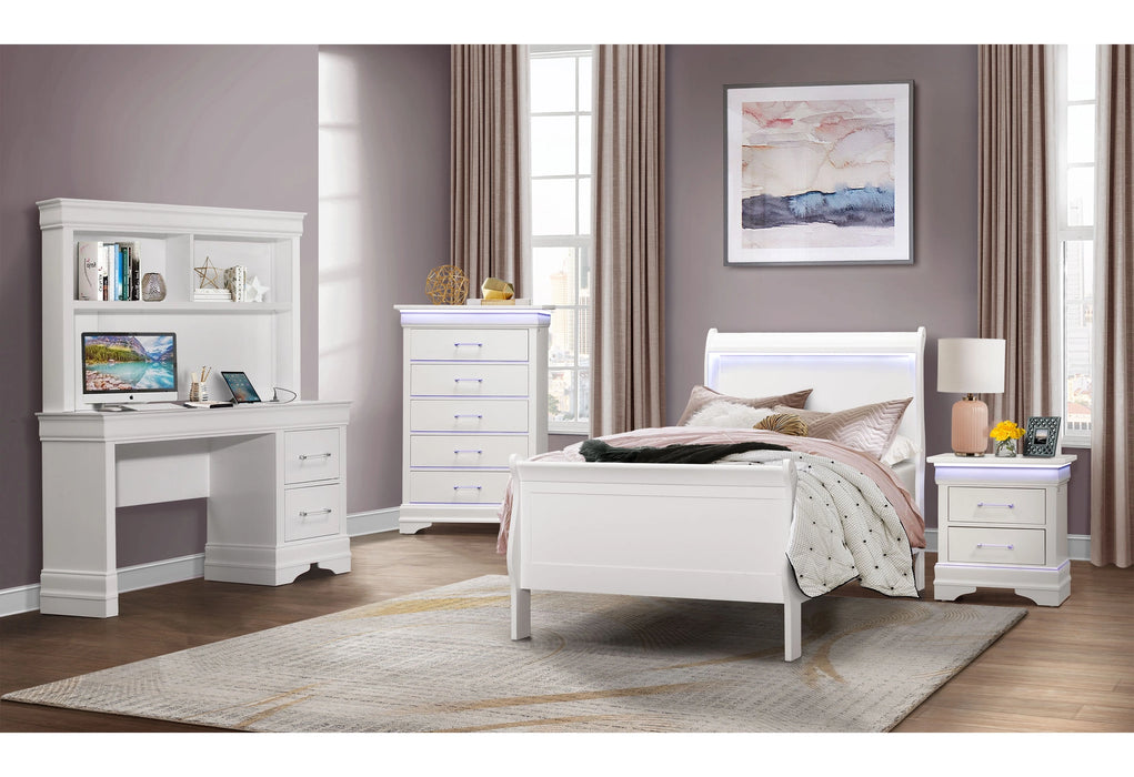 Charlie Twin Bed with LED