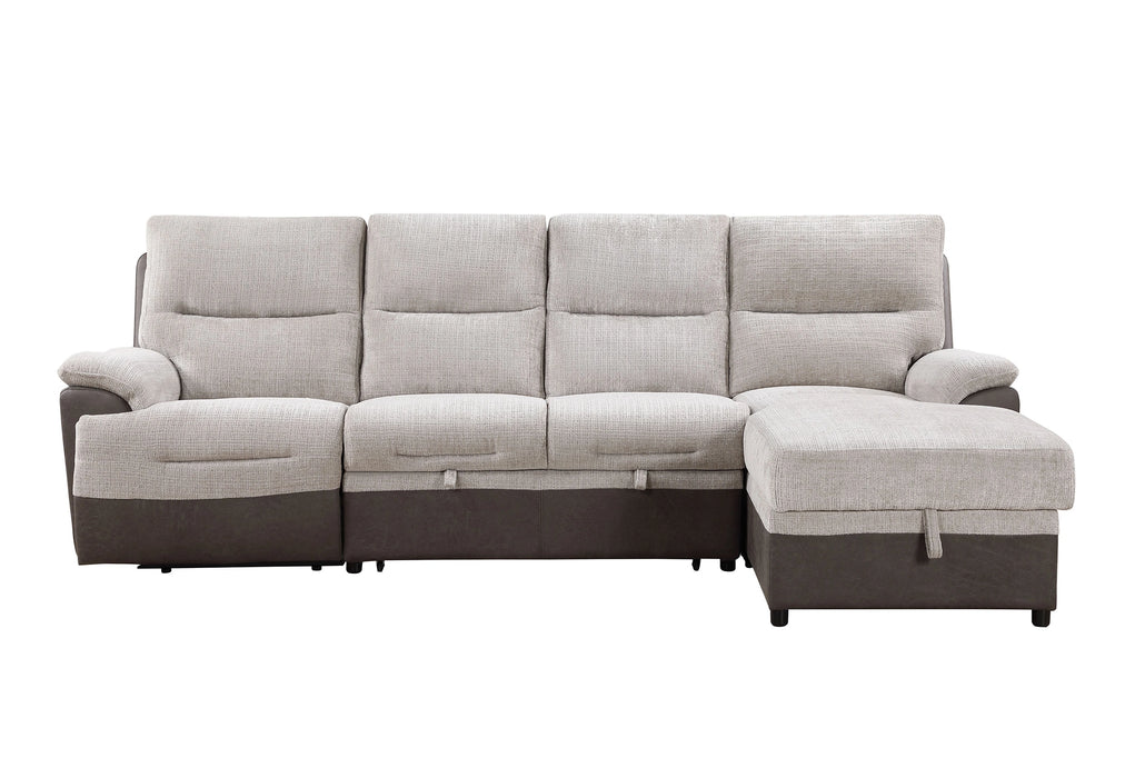 U3822 Sectional with Po and USB