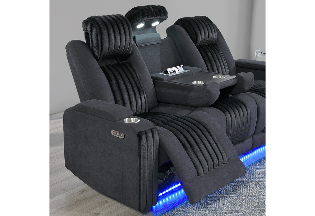 U8000 Pwr Rec Sofa/Pwr Con Rec Loveseat/Pwr Recliner with PHR
