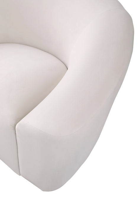 Riley Cream Velvet Chair