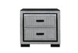 Isabella Grey Nightstand with LED