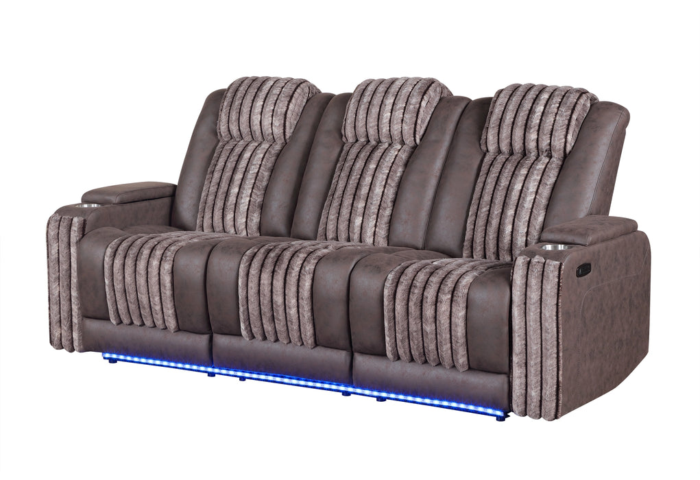 U8000 Pwr Rec Sofa with PHR, Ddt, Reading and LED