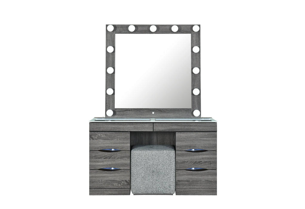 Lexi Grey Vanity with Speaker