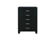 Reid Black Bed Group with LED