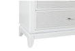 Alina White Nightstand with LED and USB
