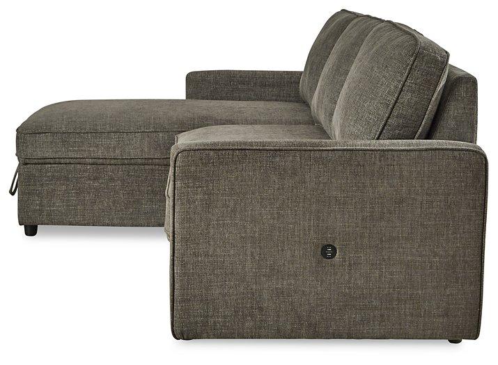 Kerle 2-Piece Sectional with Pop Up Bed