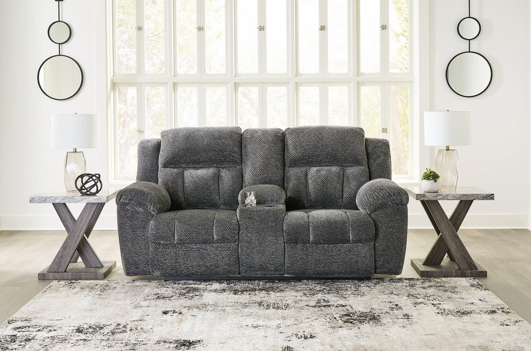 Frohn Reclining Loveseat with Console