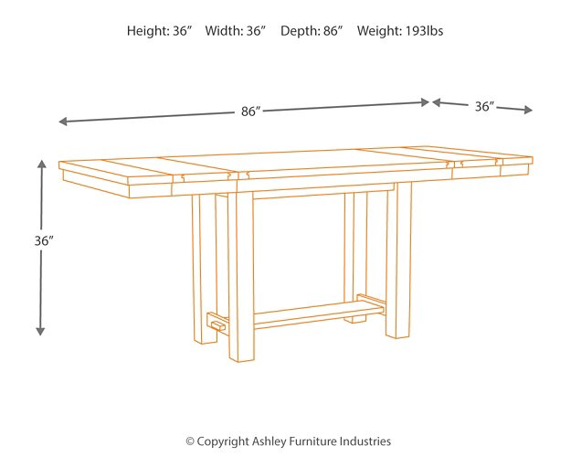 Moriville Counter Height Dining Set