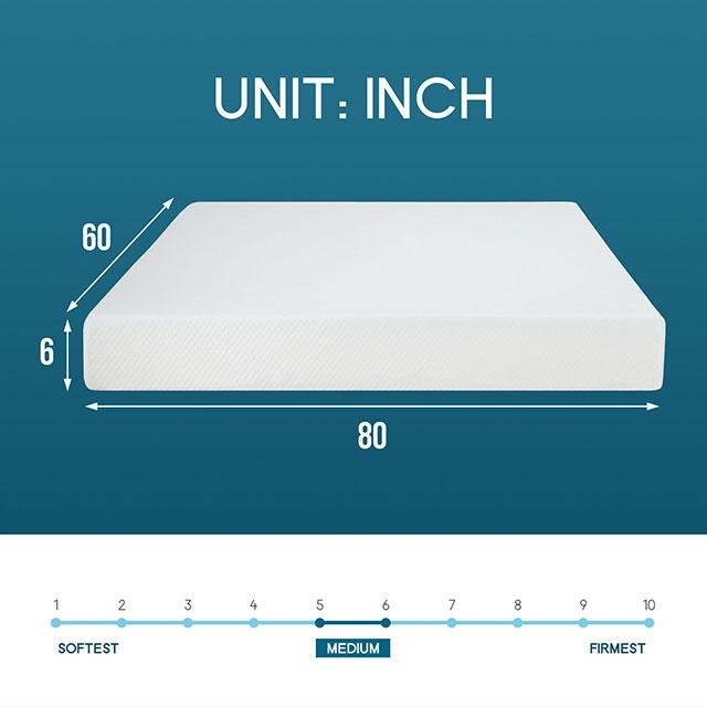 Artemisia 6" Full Memory Foam Mattress