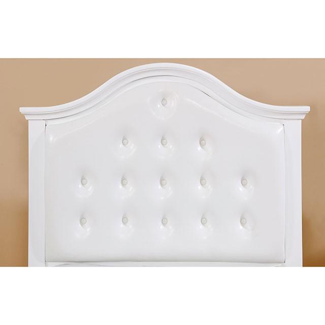 OLIVIA White Full & Twin Bed