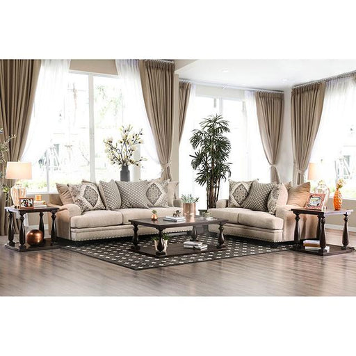 Jaylinn Light Brown Love Seat image