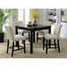 Kristie Antique Black 5 Pc. Counter Ht. Table Set image