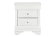 POMPEI METALLIC GREY NIGHTSTAND image