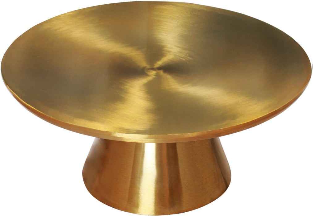 Martini Brushed Gold Coffee Table - D&N Furniture (PA)