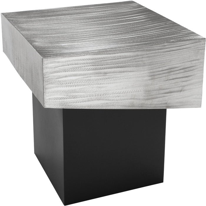 Palladium Silver End Table - D&N Furniture (PA)