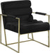 Wayne Black Velvet Accent Chair image