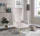 Alexander Cream Velvet Accent Chair - D&N Furniture (PA)