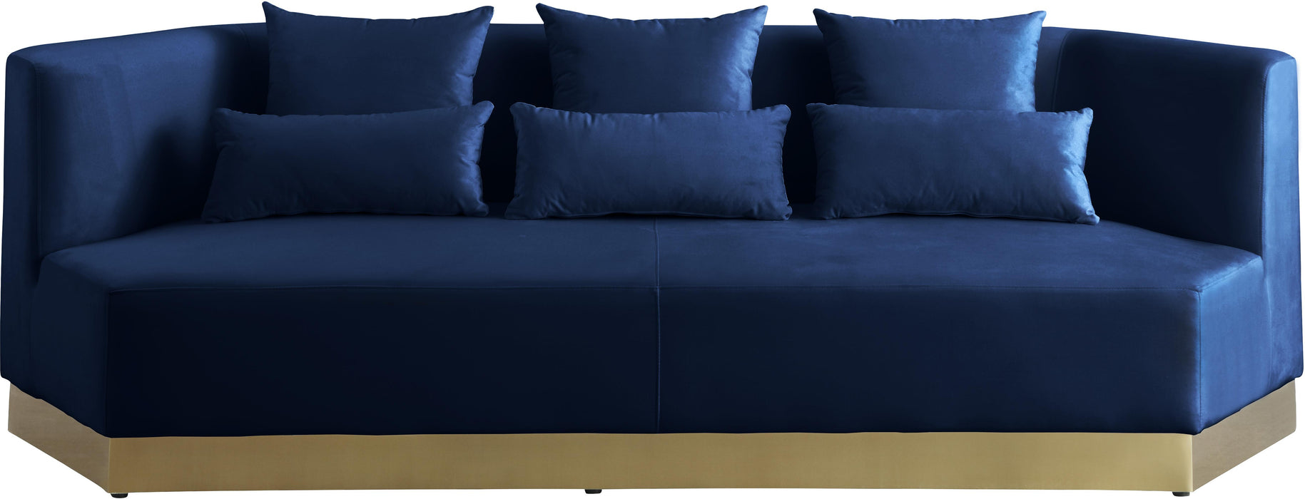 Marquis Navy Velvet Sofa - D&N Furniture (PA)