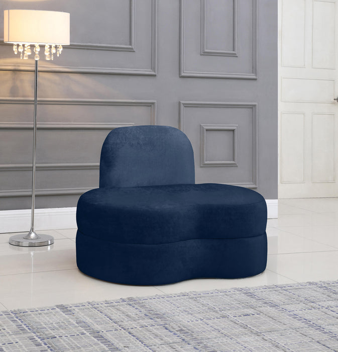 Mitzy Navy Velvet Chair