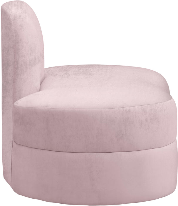 Mitzy Pink Velvet Chair