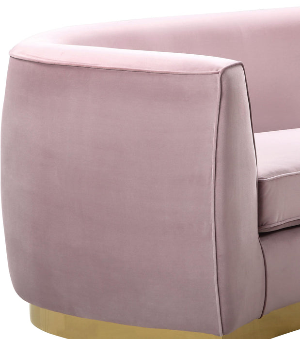 Julian Pink Velvet Sofa