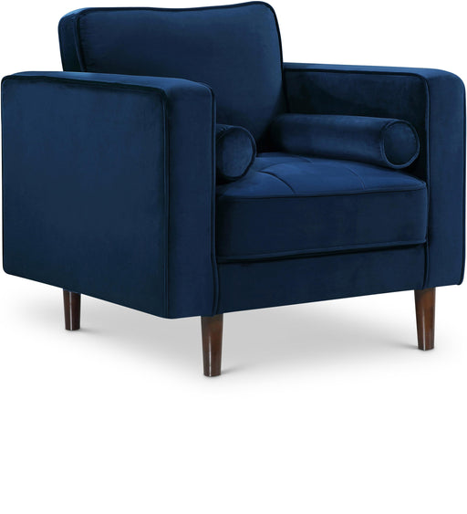 Emily Navy Velvet Chair image