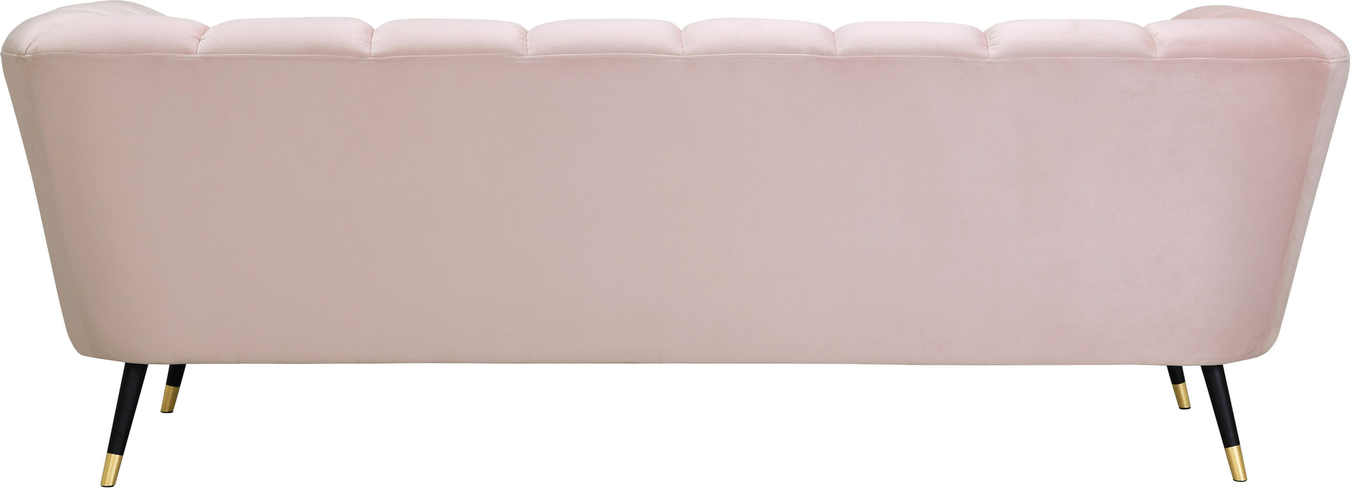 Beaumont Pink Velvet Sofa - D&N Furniture (PA)