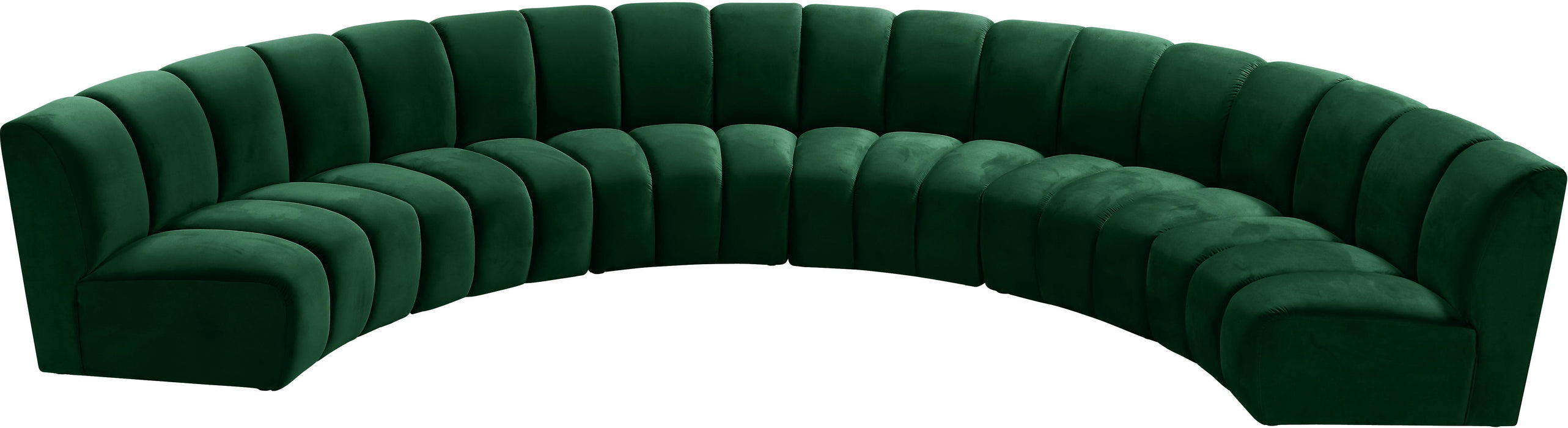 Infinity Green Velvet 6pc. Modular Sectional - D&N Furniture (PA)