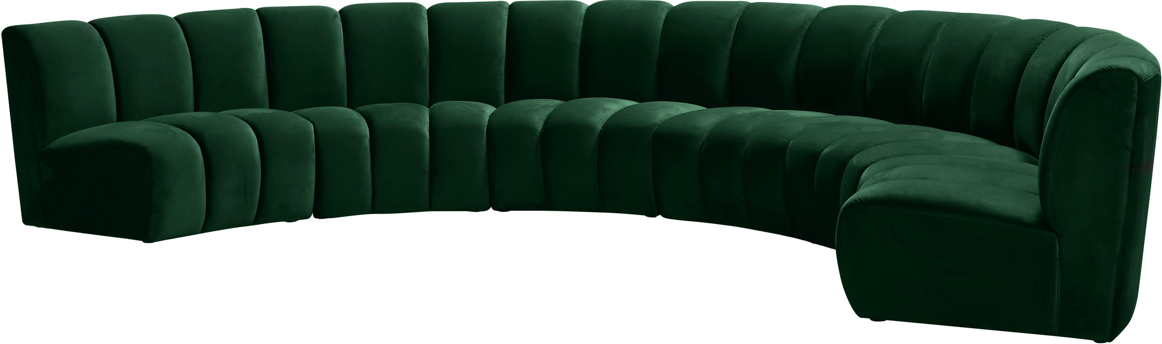 Infinity Green Velvet 6pc. Modular Sectional - D&N Furniture (PA)