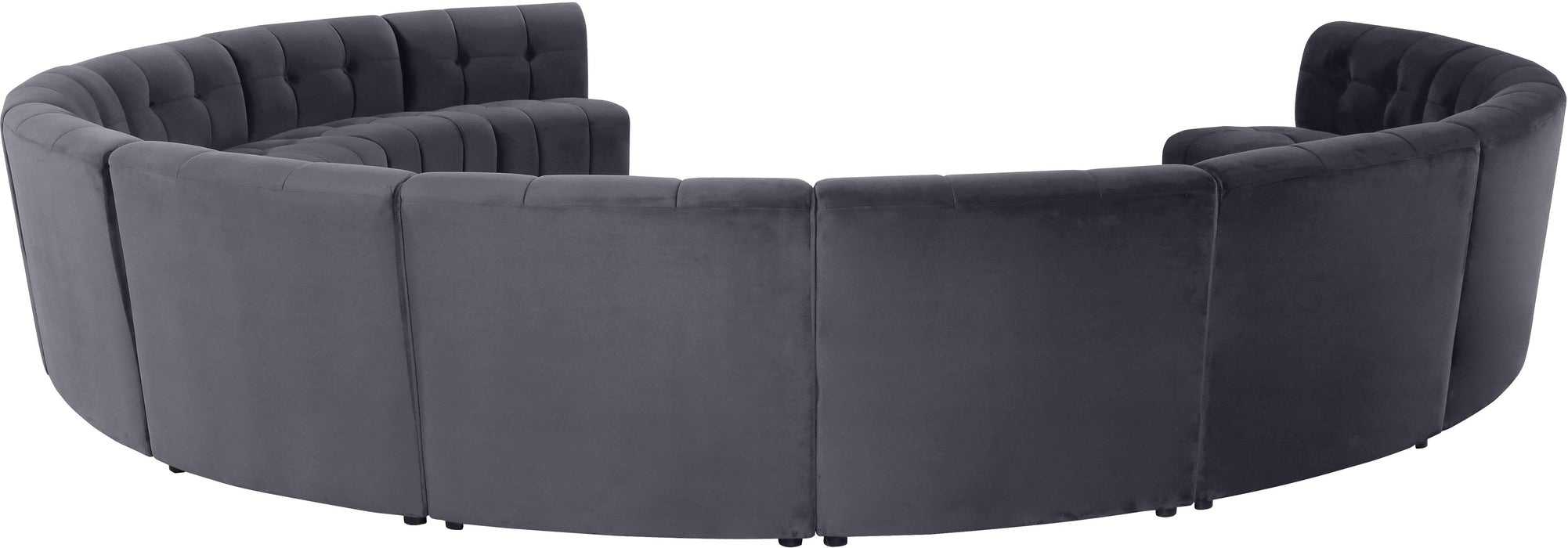 Limitless Grey Velvet 12pc. Modular Sectional - D&N Furniture (PA)