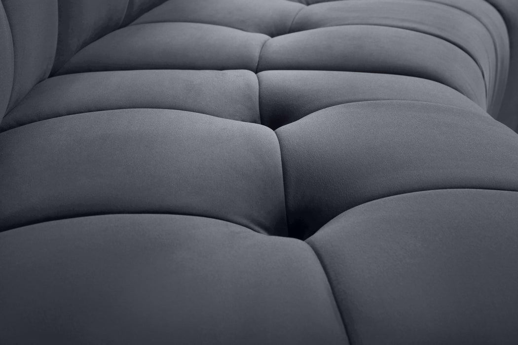 Limitless Grey Velvet 14pc. Modular Sectional - D&N Furniture (PA)
