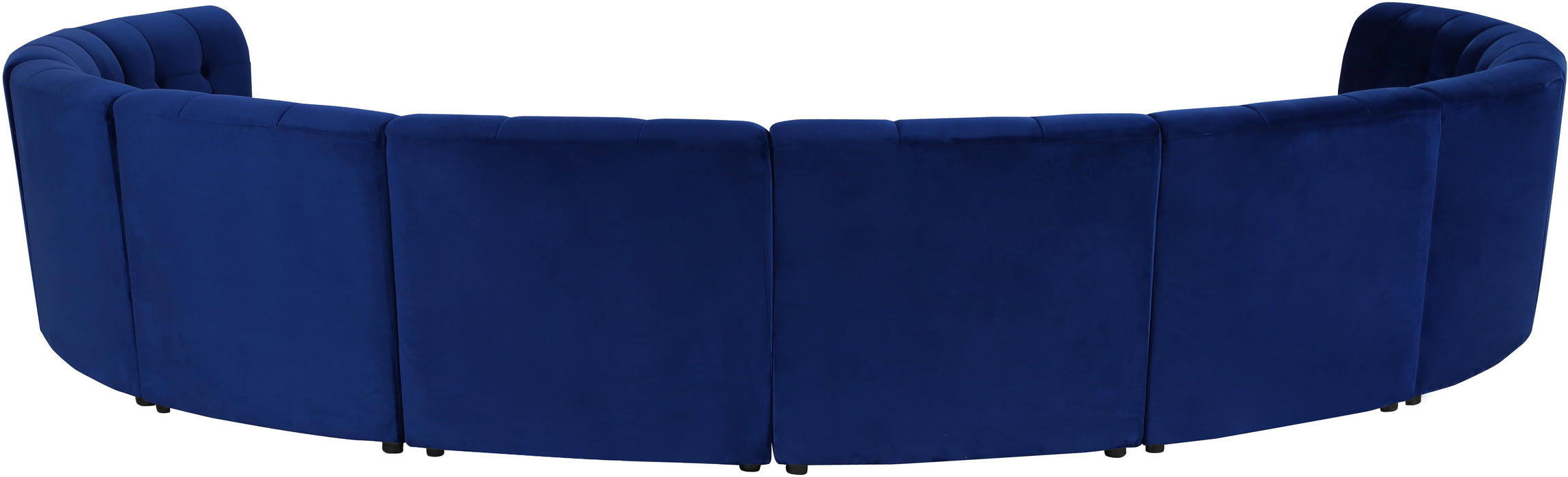 Limitless Navy Velvet 10pc. Modular Sectional - D&N Furniture (PA)