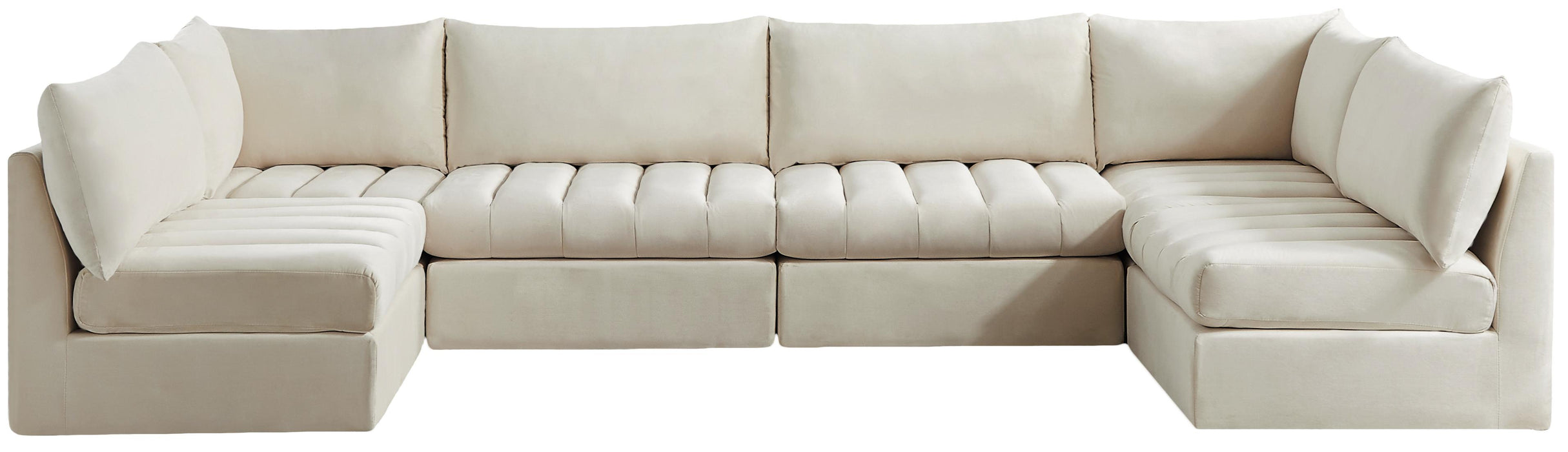 Jacob Cream Velvet Modular Sectional