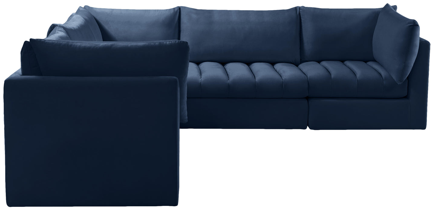 Jacob Navy Velvet Modular Sectional