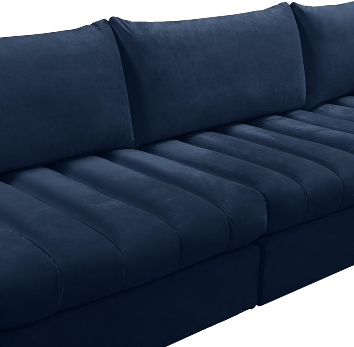 Jacob Navy Velvet Modular Sectional